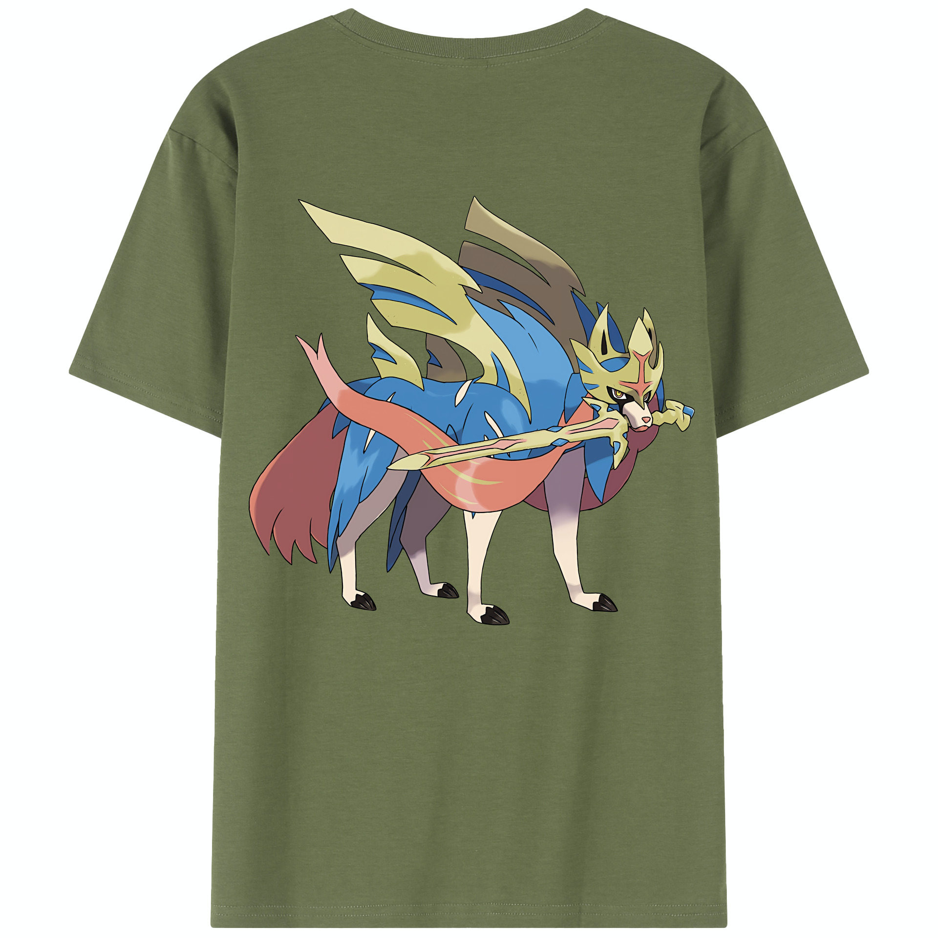 （画像用） ポケットモンスター Pokémon 綿100％半袖Tシャツ（背面プリント）